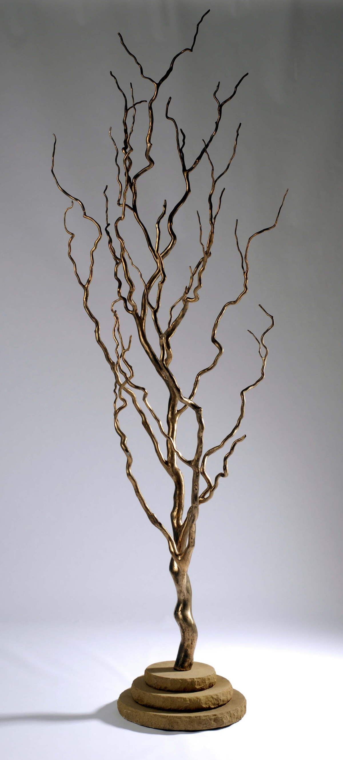 Willow Tree Sculpture bronze public commission hospital commission bespoke sculpture memorial tree wishing tree trees art by Mark Reed