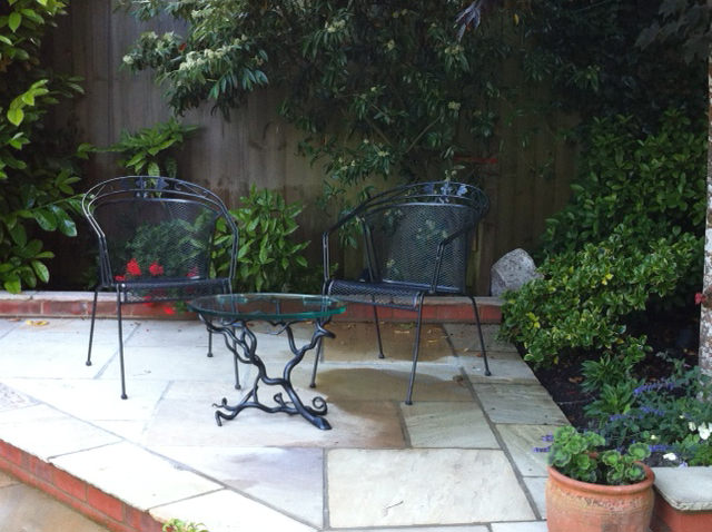 Branch Coffee Table (oval) bespoke garden table furniture for garden specifiers by Mark Reed