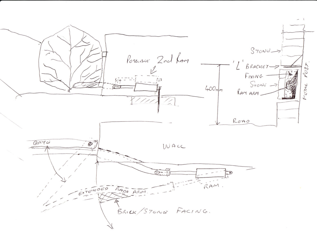 skeleton leaf gates security ram drawings by Mark Reed