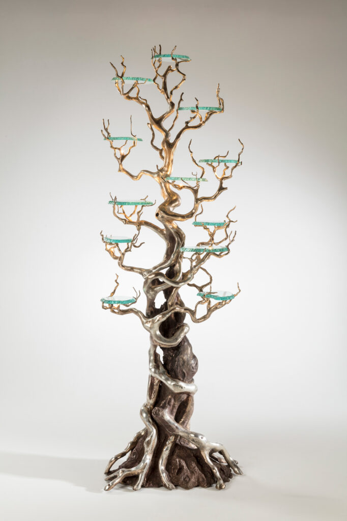 FamilytreeWorld'smostexpensiveluxurychampagnecoolersilverand